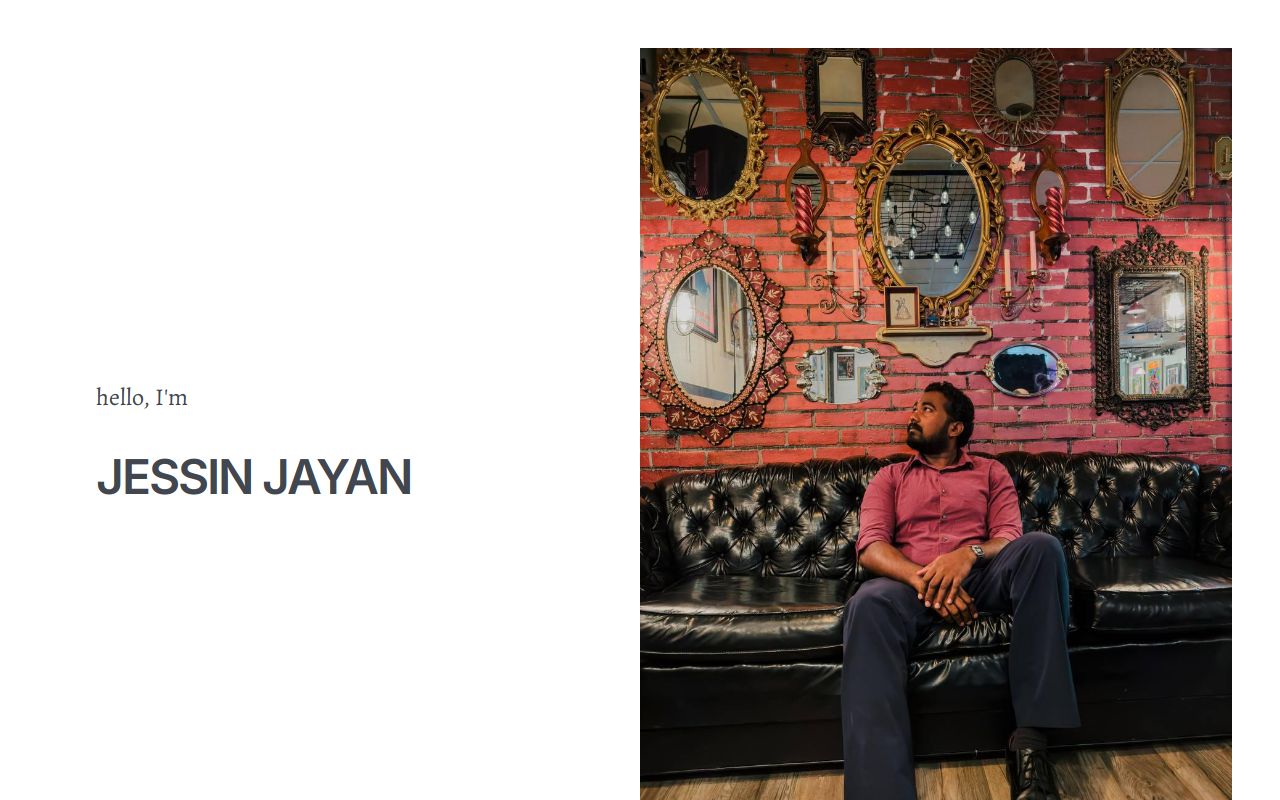 Jessin Jayan Author Website